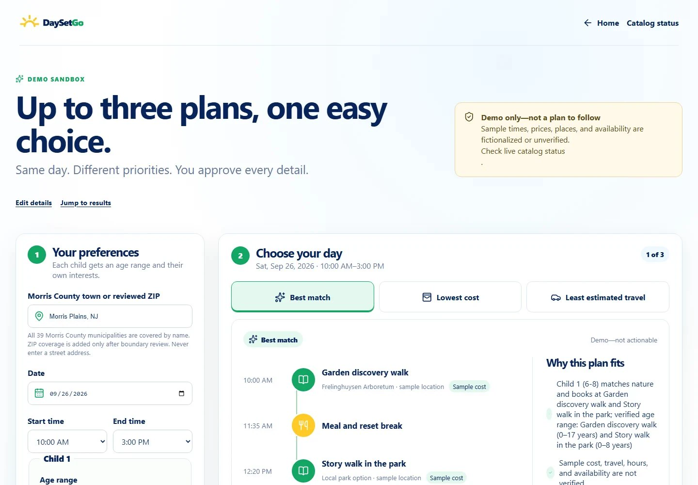DaySetGo day planner